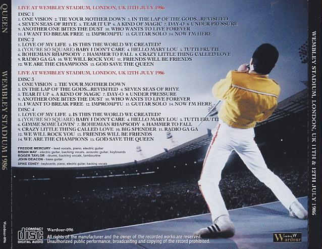 Wembley Stadium 1986 4cd